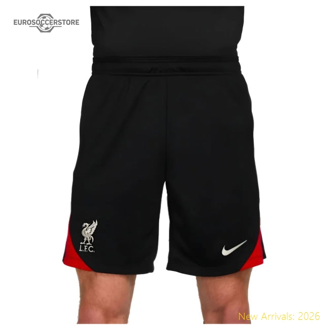 2024-2025 Liverpool Dri-FIT Strike Shorts (Black) - Kids-Vantage Point Soccer