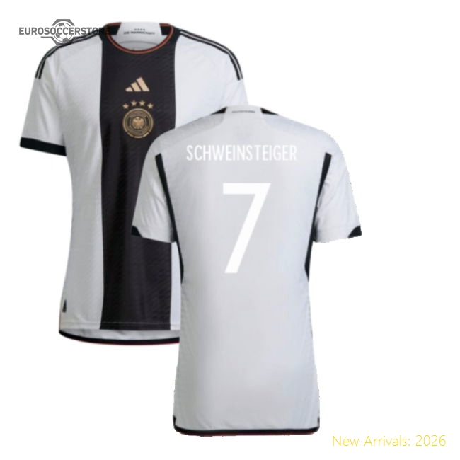 2022-2023 Germany Authentic Home Shirt (SCHWEINSTEIGER 7)-Vantage Point Soccer
