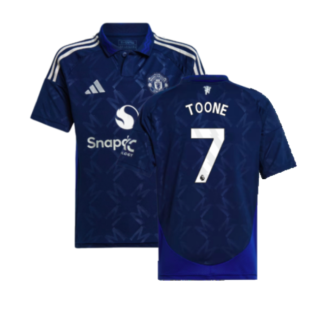 2024-2025 Man Utd Away Shirt (Kids) (Toone 7)-Vantage Point Soccer