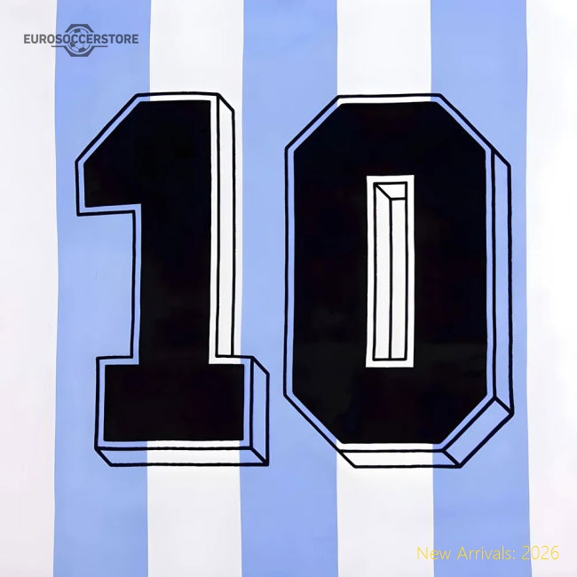 Argentina Number 10 T-Shirt-Vantage Point Soccer