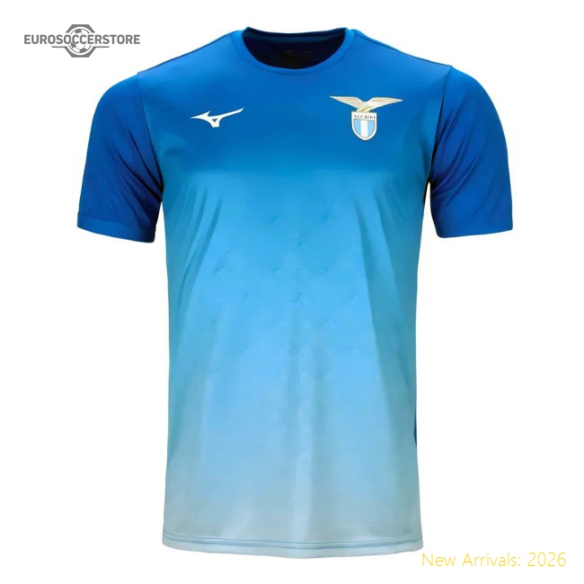 2024-2025 Lazio Graphic Training Shirt (Royal)-Vantage Point Soccer