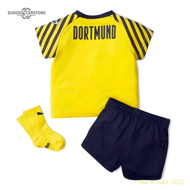 2021-2022 Borussia Dortmund Home Baby Kit-Vantage Point Soccer
