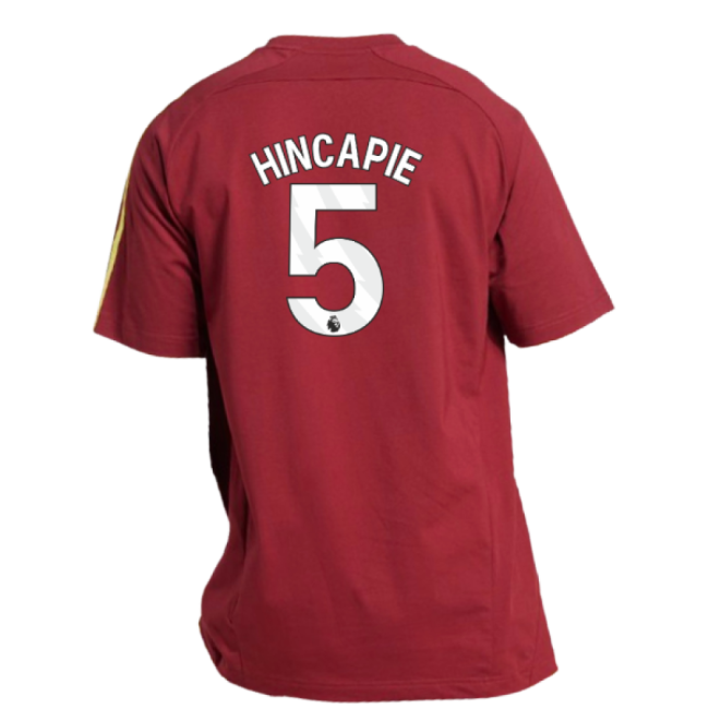 2025-2026 Arsenal UBP Tee (Noble Maroon) (Hincapie 5)-Vantage Point Soccer