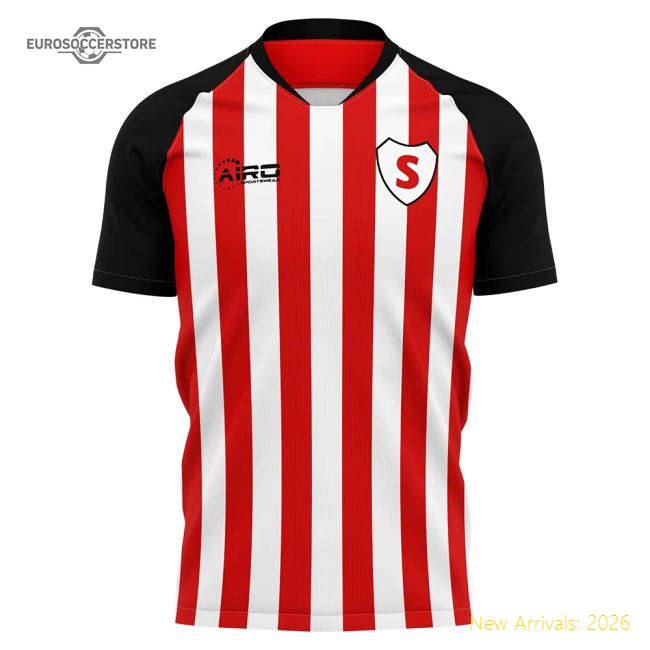 2025-2026 Sunderland Home Concept Football Shirt (Your Name)-Vantage Point Soccer