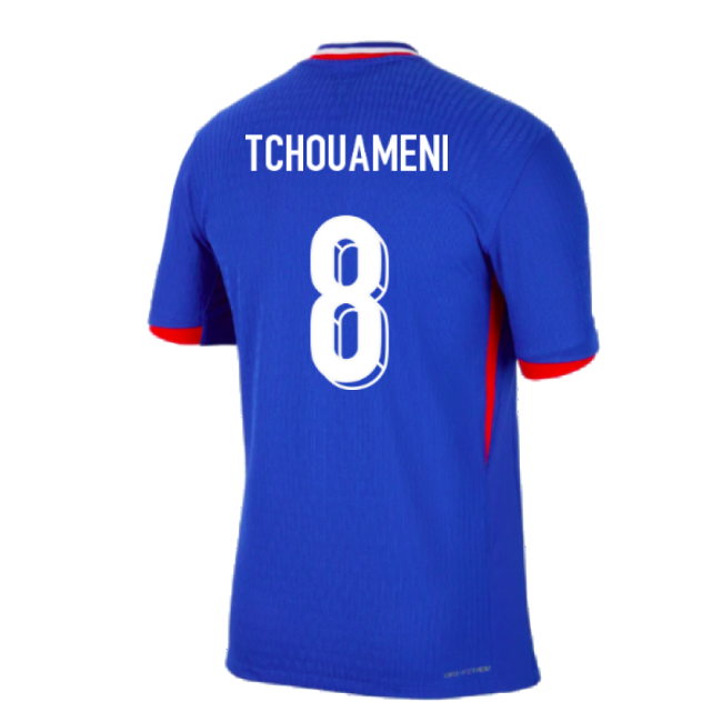 2024-2025 France Dri-FIT ADV Match Home Shirt (Tchouameni 8)-Vantage Point Soccer