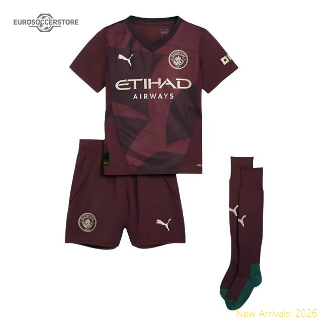 2024-2025 Man City Third Mini Kit-Vantage Point Soccer