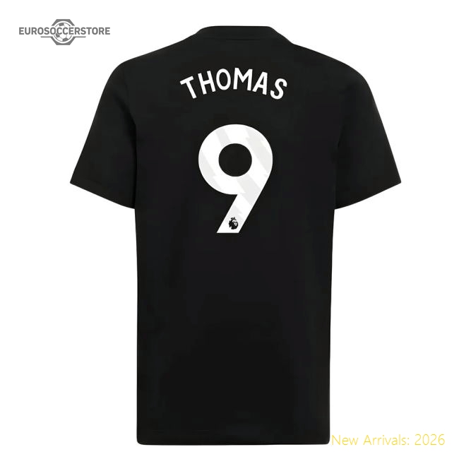 2025-2026 Man Utd EU Training Tee (Black) (Thomas 9)-Vantage Point Soccer