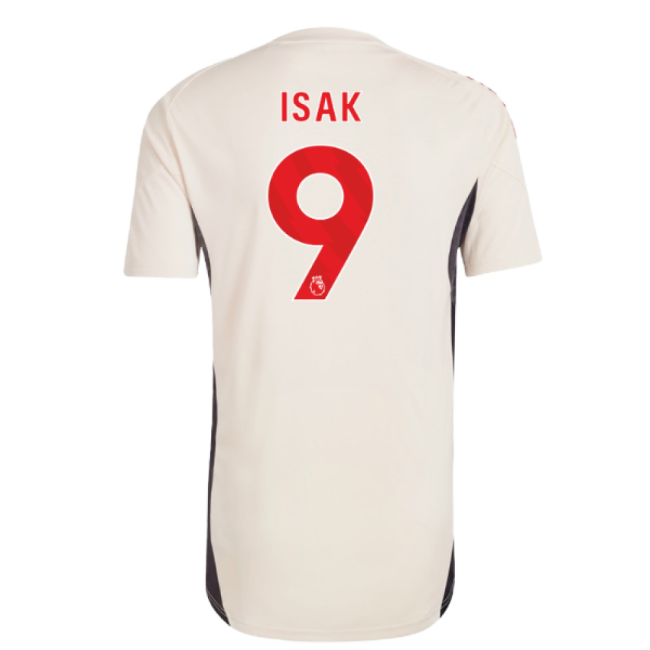2025-2026 Liverpool Training Jersey (White) - Kids (Isak 9)-Vantage Point Soccer