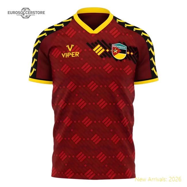 Mozambique 2025-2026 Home Concept Football Kit (Viper)-Vantage Point Soccer