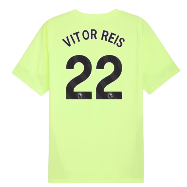 2025-2026 Man City Training Jersey (Fizzy Apple) (Vitor Reis 22)-Vantage Point Soccer