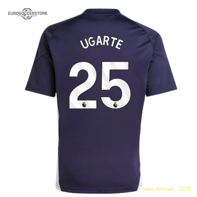 2025-2026 Man Utd Training Jersey (Aurora Plum) - Kids (Ugarte 25)-Vantage Point Soccer