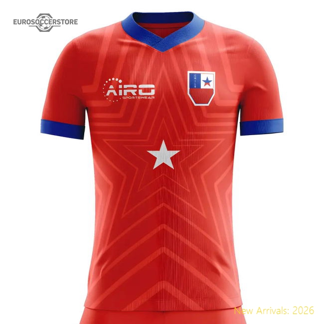 2025-2026 Chile Home Concept Football Shirt - Baby-Vantage Point Soccer