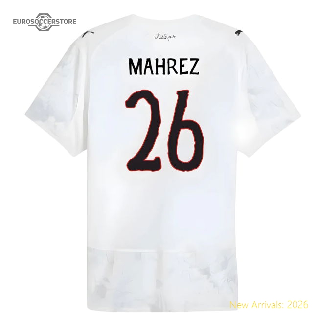 2025-2026 KIDSUPER x Manchester City CWC Authentic Shirt (White) (Mahrez 26)-Vantage Point Soccer