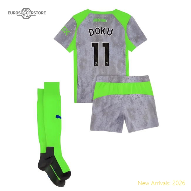 2025-2026 Man City Third Mini Kit (Doku 11)-Vantage Point Soccer