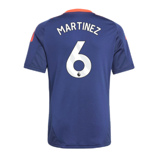 2024-2025 Man Utd Training Jersey (Night Indigo) - Kids (Martinez 6)-Vantage Point Soccer