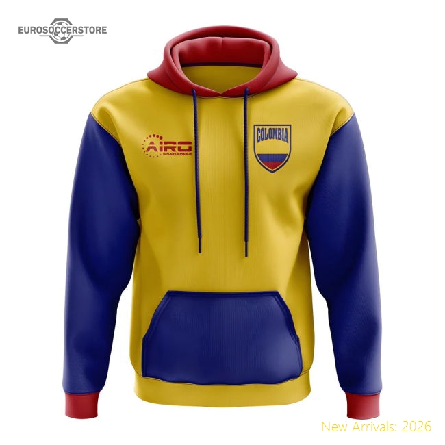 Colombia Concept Country Football Hoody (Yellow)-Vantage Point Soccer