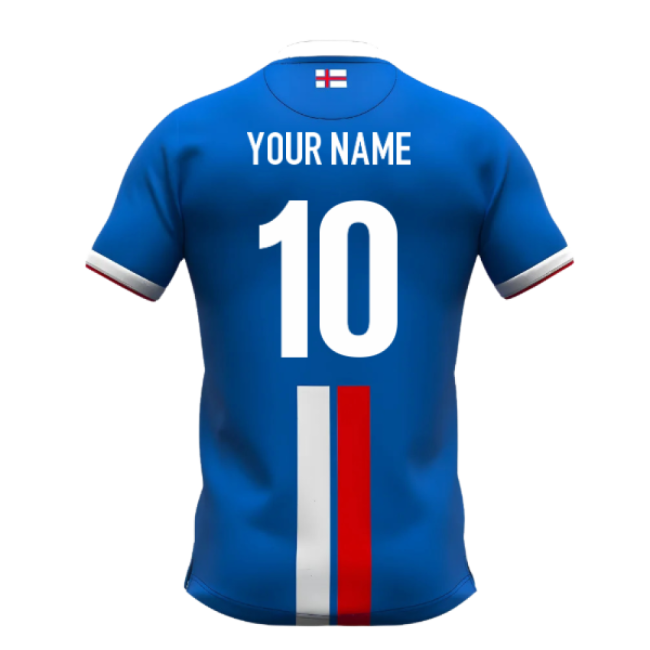 2024-2025 Faroe Islands Away Shirt (Your Name)-Vantage Point Soccer