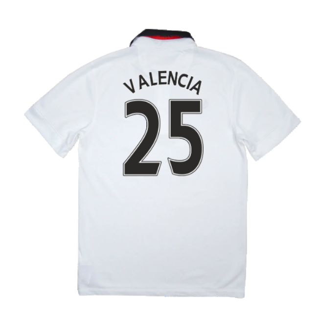 Manchester United 2014-15 Away Shirt (Very Good) (Valencia 25)-Vantage Point Soccer