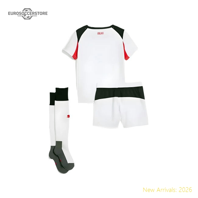2025-2026 AC Milan Away Mini Kit-Vantage Point Soccer