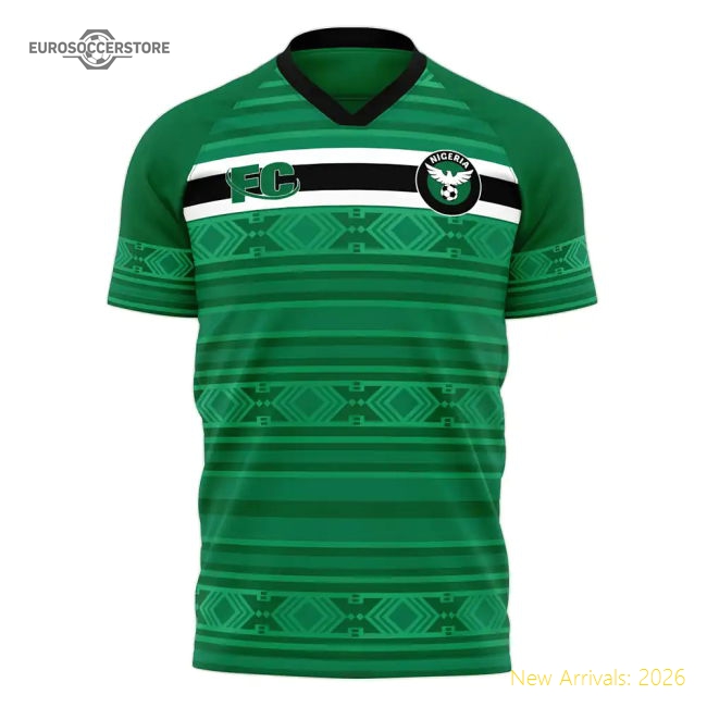 Nigeria 2020-2021 Home Concept Kit (Fans Culture) (Your Name)-Vantage Point Soccer