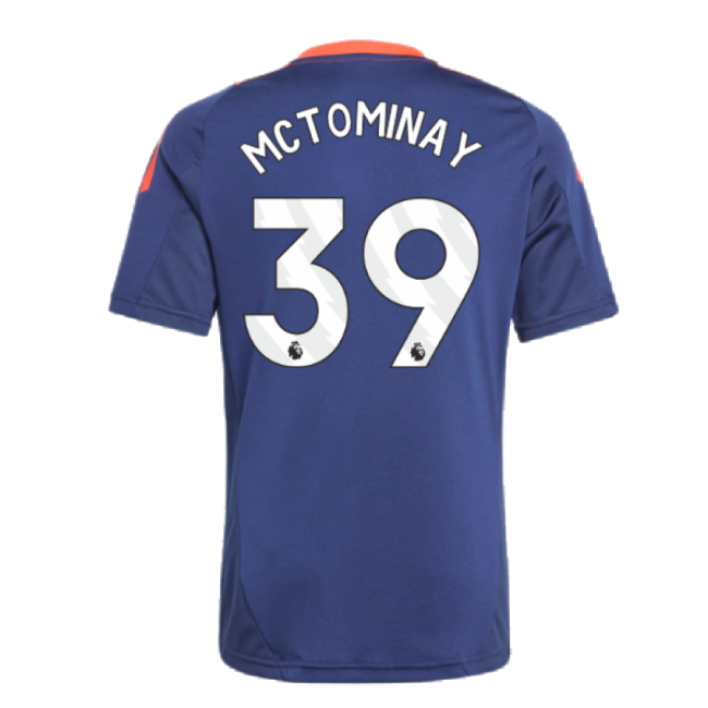 2024-2025 Man Utd Training Jersey (Night Indigo) - Kids (McTominay 39)-Vantage Point Soccer