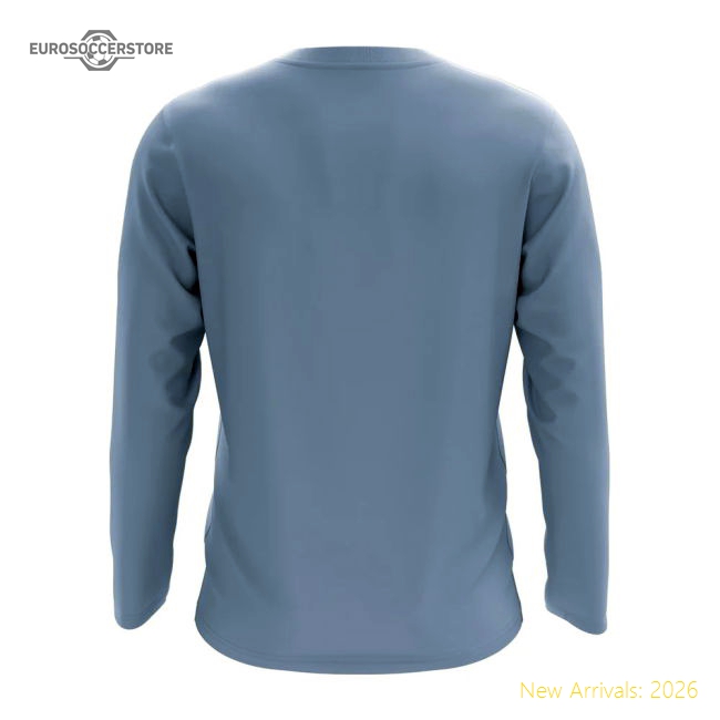Rwanda Core Football Country Long Sleeve T-Shirt (Sky)-Vantage Point Soccer