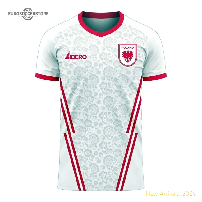 Poland 2025-2026 Home Concept Football Kit (Libero)-Vantage Point Soccer