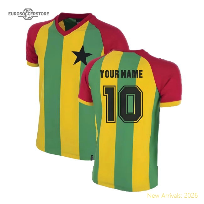 Ghana 1980s Retro Shirt (Your Name)-Vantage Point Soccer