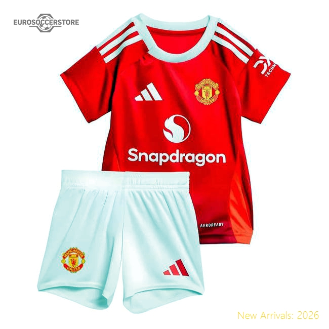 2024-2025 Man Utd Home Baby Kit (Your Name)-Vantage Point Soccer