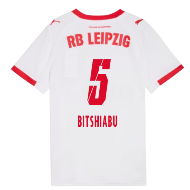 2025-2026 Red Bull Leipzig Home Shirt (Kids) (Bitshiabu 5)-Vantage Point Soccer