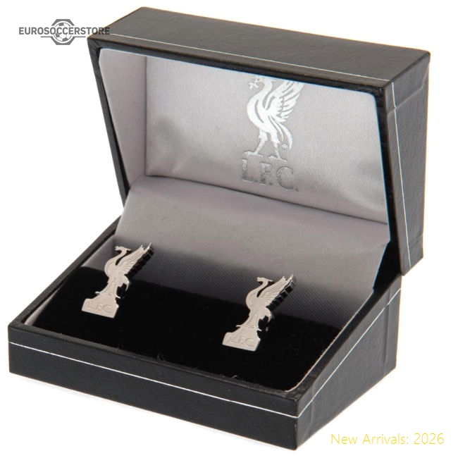 Liverpool FC Stainless Steel Formed Liverbird Cufflinks-Vantage Point Soccer