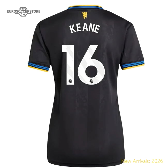 2025-2026 Man Utd Authentic Third Shirt (Womens) (Keane 16)-Vantage Point Soccer