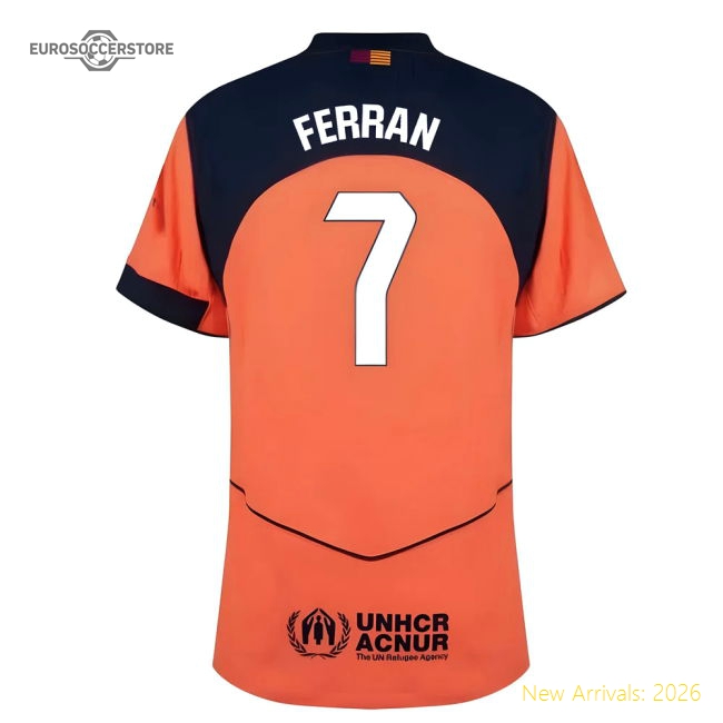 2025-2026 Barcelona Authentic Third Shirt (Ferran 7)-Vantage Point Soccer