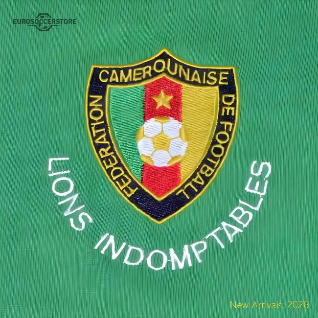 Cameroon 1982 World Cup Retro Football Shirt-Vantage Point Soccer