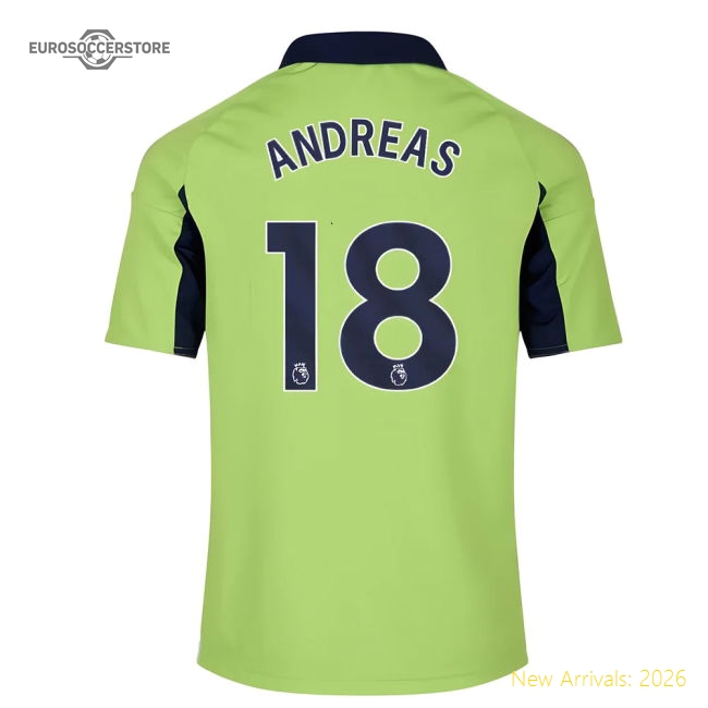 2025-2026 Fulham Away Shirt - Kids (Andreas 18)-Vantage Point Soccer