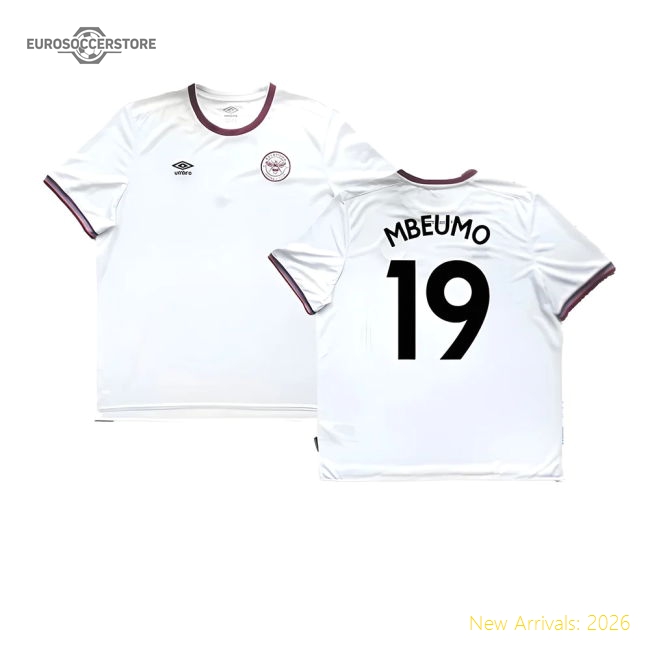 Brentford 2021-22 Third Shirt ((Excellent) 3XL) (MBEUMO 19)-Vantage Point Soccer