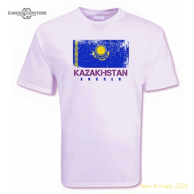 Kazakhstan Soccer T-shirt-Vantage Point Soccer