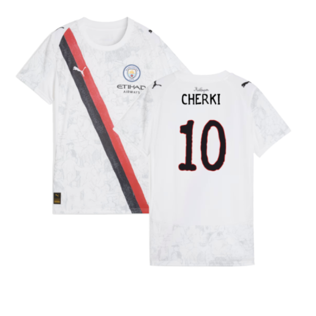 2025-2026 KIDSUPER x Manchester City CWC Shirt (White) - Womens (Cherki 10)-Vantage Point Soccer