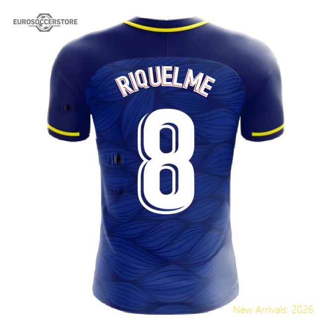 Villarreal 2025-2026 Away Concept Football Kit (Libero) (RIQUELME 8)-Vantage Point Soccer