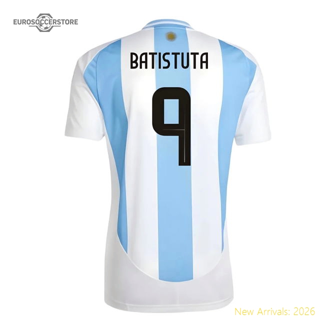 2024-2025 Argentina Home Shirt (BATISTUTA 9)-Vantage Point Soccer