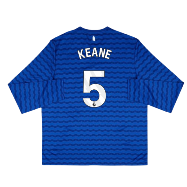 2025-2026 Everton Home Long Sleeve Shirt (Keane 5)-Vantage Point Soccer