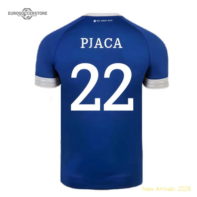 Schalke 2018-19 Home Shirt ((Mint) XXL) (Pjaca 22)-Vantage Point Soccer