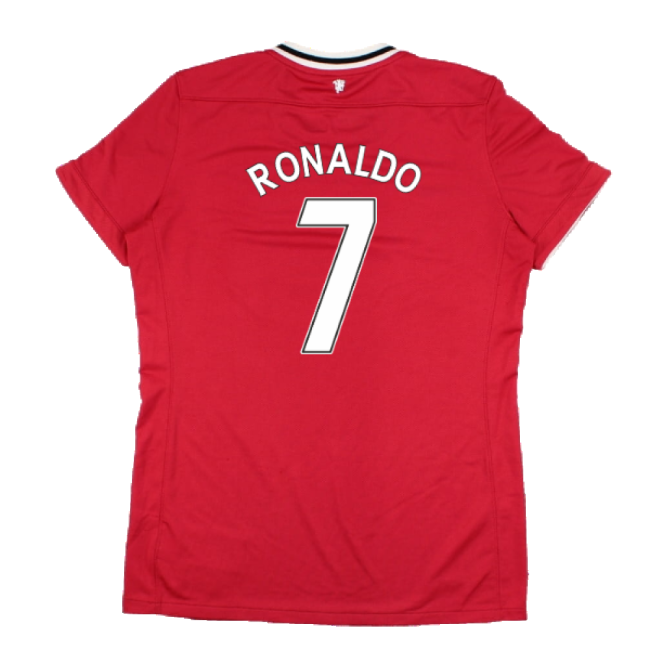 Manchester United 2011-12 Home Shirt (Women\'s) ((Very Good) M) (RONALDO 7)-Vantage Point Soccer