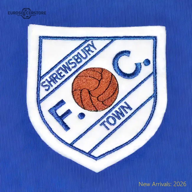 Shrewsbury Town 1965-1968 Retro Football Shirt-Vantage Point Soccer