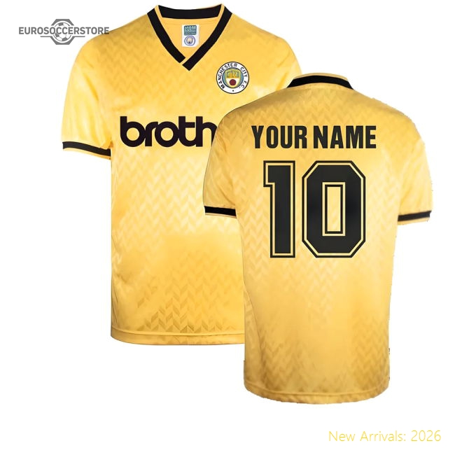 Manchester City 1989 Third Retro Shirt (Your Name)-Vantage Point Soccer