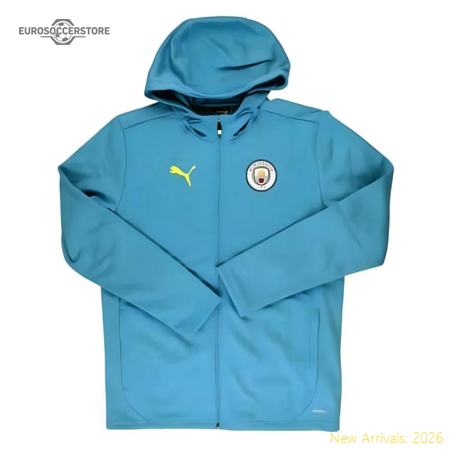 2024-2025 Man City Training Softshell Jacket (Magic Blue)-Vantage Point Soccer