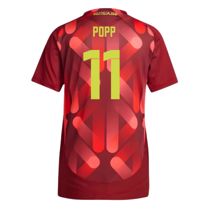 2025-2026 Germany Womens Away Authentic Shirt (Ladies) (Popp 11)-Vantage Point Soccer