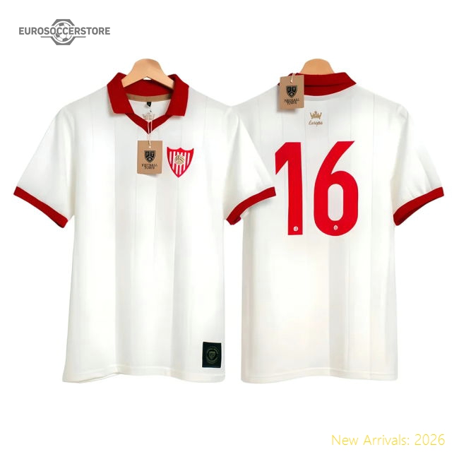Sevilla Tribute Rey de Europa Football Shirt-Vantage Point Soccer