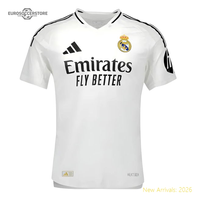 2024-2025 Real Madrid Authentic Home Shirt-Vantage Point Soccer