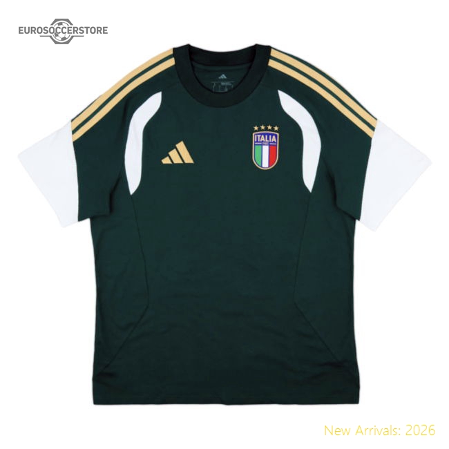 2026-2027 Italy Training Tee (Green) (Chiesa 14)-Vantage Point Soccer